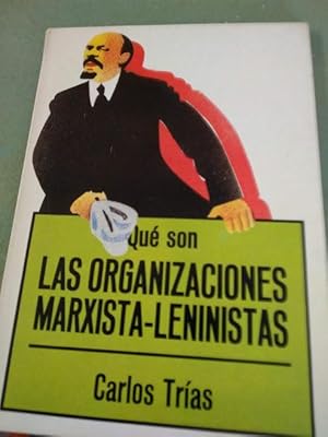 Imagen del vendedor de QU SON LAS ORGANIZACIONES MARXISTA-LENINISTAS. a la venta por Comprococo