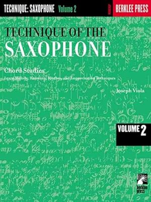 Imagen del vendedor de Technique of the Saxophone : Chord Studies a la venta por GreatBookPricesUK