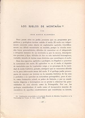 Seller image for LOS SUEOS DE MONTAA (EXTRAIDO ORIGINAL EL AO 1942, ESTUDIO COMPLETO TEXTO INTEGRO) for sale by Libreria 7 Soles