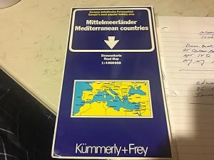 Seller image for Map of Mediterranean countries 1:4 000 000 (International Road Map) (German Edition) for sale by Bristlecone Books  RMABA
