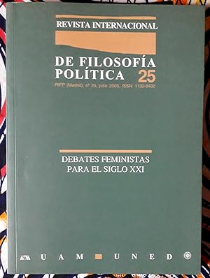 Revista internacional de filosofía política Nº 25 . 2005
