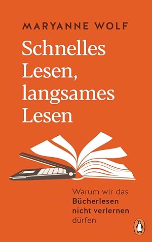 Seller image for Schnelles Lesen, langsames Lesen. Warum wir das Bcherlesen nicht verlernen drfen. for sale by artbook-service