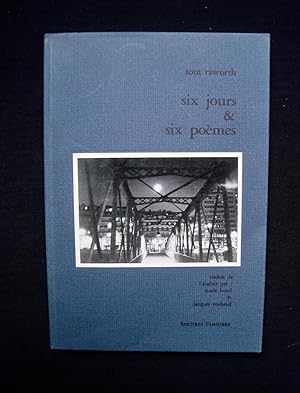 Imagen del vendedor de Six jours & six pomes - a la venta por Le Livre  Venir