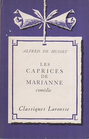 Image du vendeur pour Les caprices de Marianne. Comdie. Notice biographique, notice historique et littraire, notes explicatives, jugements, questionnaire et sujets de devoirs par Claude Jodry. mis en vente par Librairie Et Ctera (et caetera) - Sophie Rosire