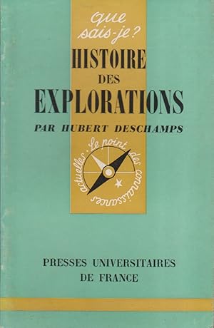 Image du vendeur pour Histoire des explorations. mis en vente par Librairie Et Ctera (et caetera) - Sophie Rosire