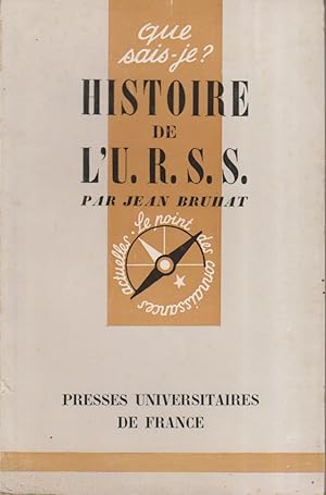 Imagen del vendedor de Histoire de l'U.R.S.S. a la venta por Librairie Et Ctera (et caetera) - Sophie Rosire