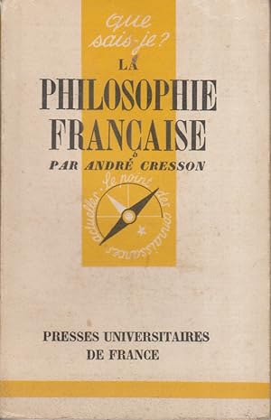 Seller image for La philosophie franaise. for sale by Librairie Et Ctera (et caetera) - Sophie Rosire