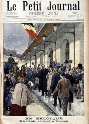 Le Petit journal - Supplément illustré N° 479 : En Belgique : Déroulède acclamé à Tournai (Gravur...