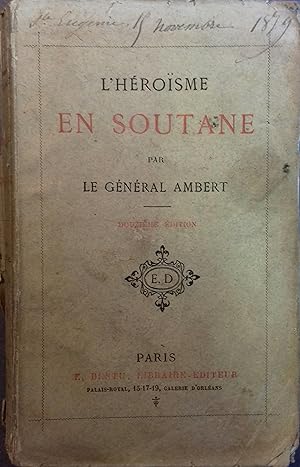 Seller image for L'hrosme en soutane. for sale by Librairie Et Ctera (et caetera) - Sophie Rosire