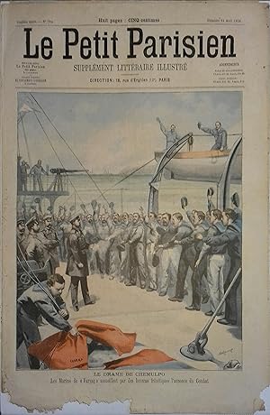 Le Petit Parisien - Supplément littéraire illustré N° 794 : Le drame de Chemulpo, les marins du "...