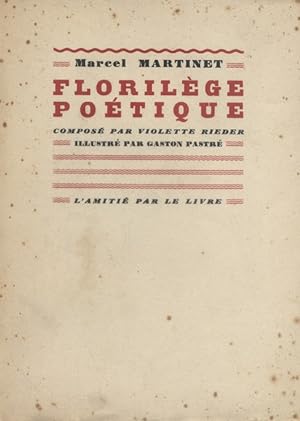 Bild des Verkufers fr Florilge potique compos par Violette Rieder. zum Verkauf von Librairie Et Ctera (et caetera) - Sophie Rosire