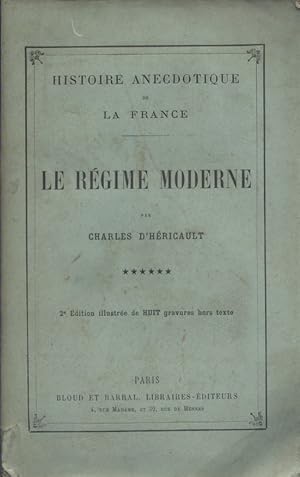 Seller image for Le rgime moderne. Dbut XXe. Vers 1900. for sale by Librairie Et Ctera (et caetera) - Sophie Rosire