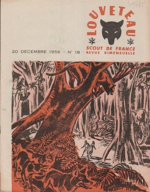 Louveteau 1958 N° 18. Revue bimensuelle des Scouts de France. 20 décembre 1956.