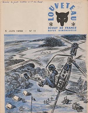 Louveteau 1958 N° 11. Revue bimensuelle des Scouts de France. 5 juin 1958.