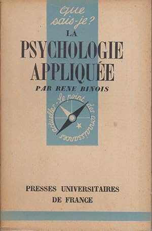 Image du vendeur pour La psychologie applique. mis en vente par Librairie Et Ctera (et caetera) - Sophie Rosire