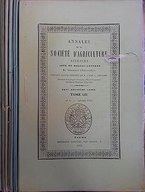 Annales de la société d'agriculture, sciences, arts et belles lettres du département d'Indre-et-L...