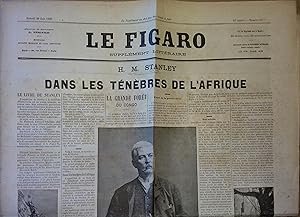 Le Figaro Supplément Littéraire N° 26. 3 pages consacrées à la présentation du livre de H.M. Stan...