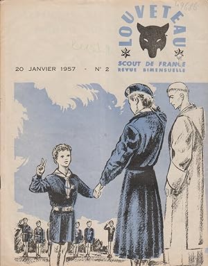 Louveteau 1957 N° 2. Revue bimensuelle des Scouts de France. 20 janvier 1957.