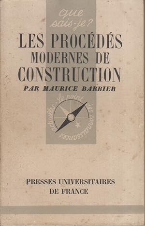 Bild des Verkufers fr Les procds modernes de construction. zum Verkauf von Librairie Et Ctera (et caetera) - Sophie Rosire