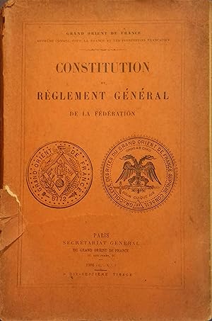 Constitution et réglement général de la fédération.