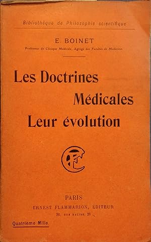 Seller image for Les doctrines mdicales, leur volution. for sale by Librairie Et Ctera (et caetera) - Sophie Rosire