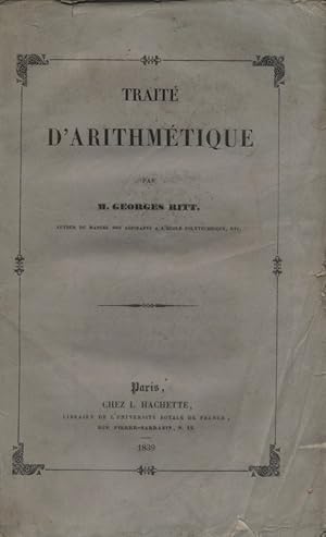 Traité d'arithmétique.