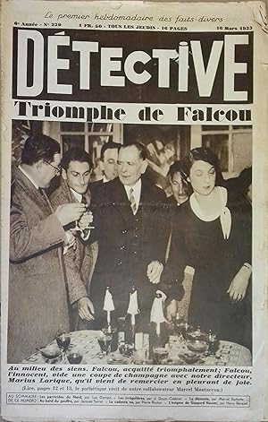 Détective N° 229. Le premier hebdomadaire des faits-divers. Les irrégulières (5) par Jean Guyon-C...