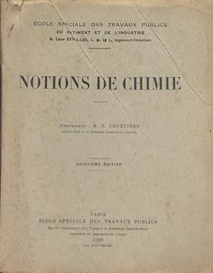 Notions de chimie.