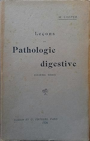 Seller image for Leons de pathologie digestive. for sale by Librairie Et Ctera (et caetera) - Sophie Rosire