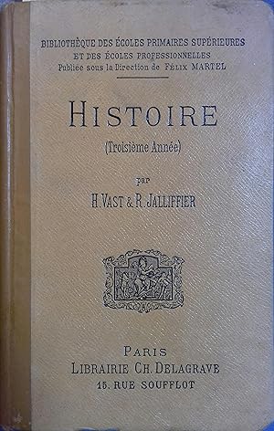 Imagen del vendedor de Histoire. (Troisime anne). a la venta por Librairie Et Ctera (et caetera) - Sophie Rosire