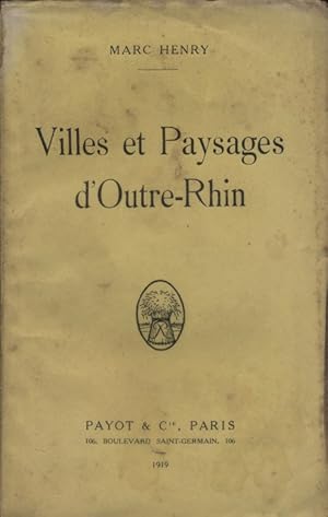 Villes et paysages d'Outre-Rhin.