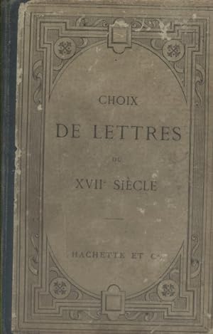 Choix de lettres du dix-septième siècle.