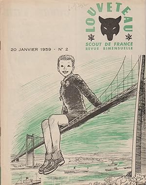 Louveteau 1959 N° 2. Revue bimensuelle des Scouts de France. 20 janvier 1959.
