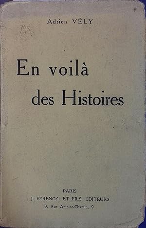 Image du vendeur pour En voil des histoires. mis en vente par Librairie Et Ctera (et caetera) - Sophie Rosire