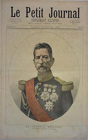 Le Petit journal - Supplément illustré N° 85 : Le Général Mellinet, doyen des généraux de France....
