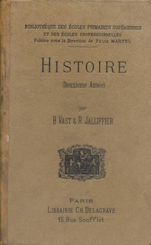 Imagen del vendedor de Histoire. (Deuxime anne). a la venta por Librairie Et Ctera (et caetera) - Sophie Rosire