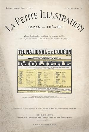 Imagen del vendedor de La Petite illustration thtrale N 67 : Molire, pice de Jean-Jos Frappa et H. Dupuy-Mazel. 8 avril 1922. a la venta por Librairie Et Ctera (et caetera) - Sophie Rosire