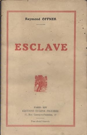 Seller image for Esclave. Vers 1930. for sale by Librairie Et Ctera (et caetera) - Sophie Rosire