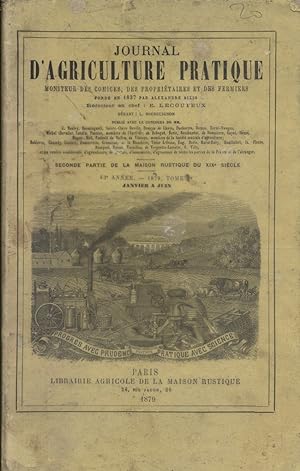 Journal d'agriculture pratique. 1879 - Tome I, janvier à juin. 43 e année, tome 1.