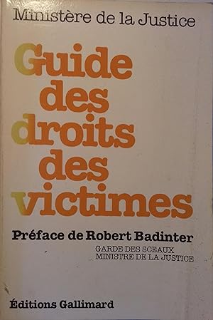 Guide des droits des victimes.