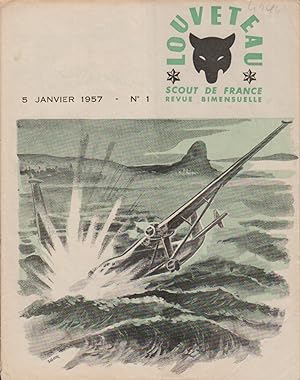 Louveteau 1957 N° 1. Revue bimensuelle des Scouts de France. 5 janvier 1957.