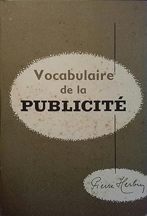 Seller image for Vocabulaire de la publicit. for sale by Librairie Et Ctera (et caetera) - Sophie Rosire