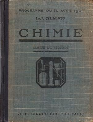 Chimie. Classe de seconde.