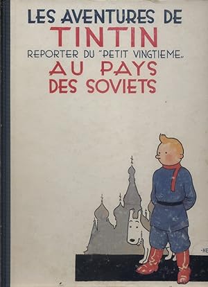 Imagen del vendedor de Les aventures de Tintin, reporter au "Petit Vingtime", au pays des soviets. Avril 1982. a la venta por Librairie Et Ctera (et caetera) - Sophie Rosire