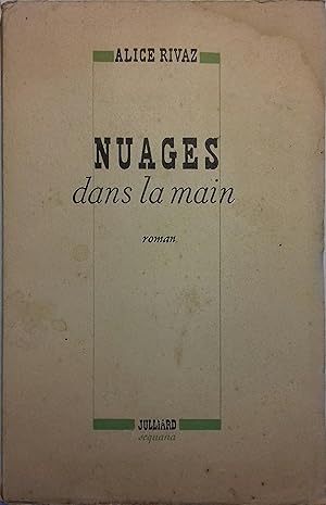 Image du vendeur pour Nuages dans la main. mis en vente par Librairie Et Ctera (et caetera) - Sophie Rosire