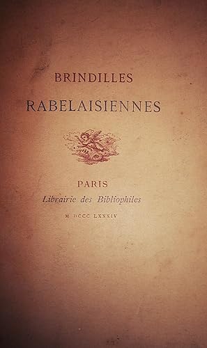 Image du vendeur pour Brindilles rabelaisiennes. mis en vente par Librairie Et Ctera (et caetera) - Sophie Rosire