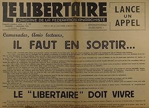 Le libertaire. Organe de la fédération anarchiste. N° 245. Les anarchistes au pays de Tito (4). A...