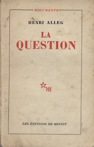 Imagen del vendedor de La question. Vers 1960. a la venta por Librairie Et Ctera (et caetera) - Sophie Rosire