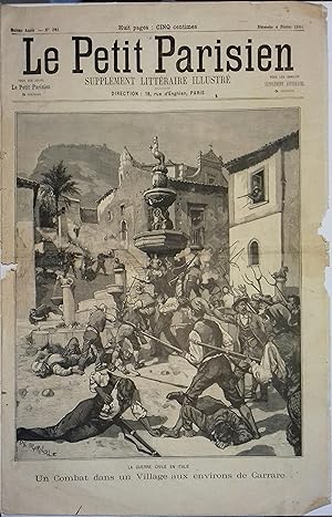 Le Petit Parisien - Supplément littéraire illustré N° 261 : La guerre civile en Italie : Un comba...