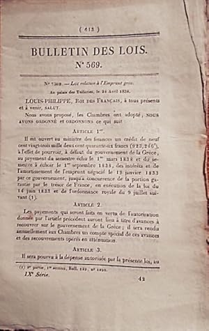 Bulletin des lois. Contient la loi relative à l'assèchement et à l'exploitation des mines (6 page...